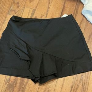 Black skort from Zara